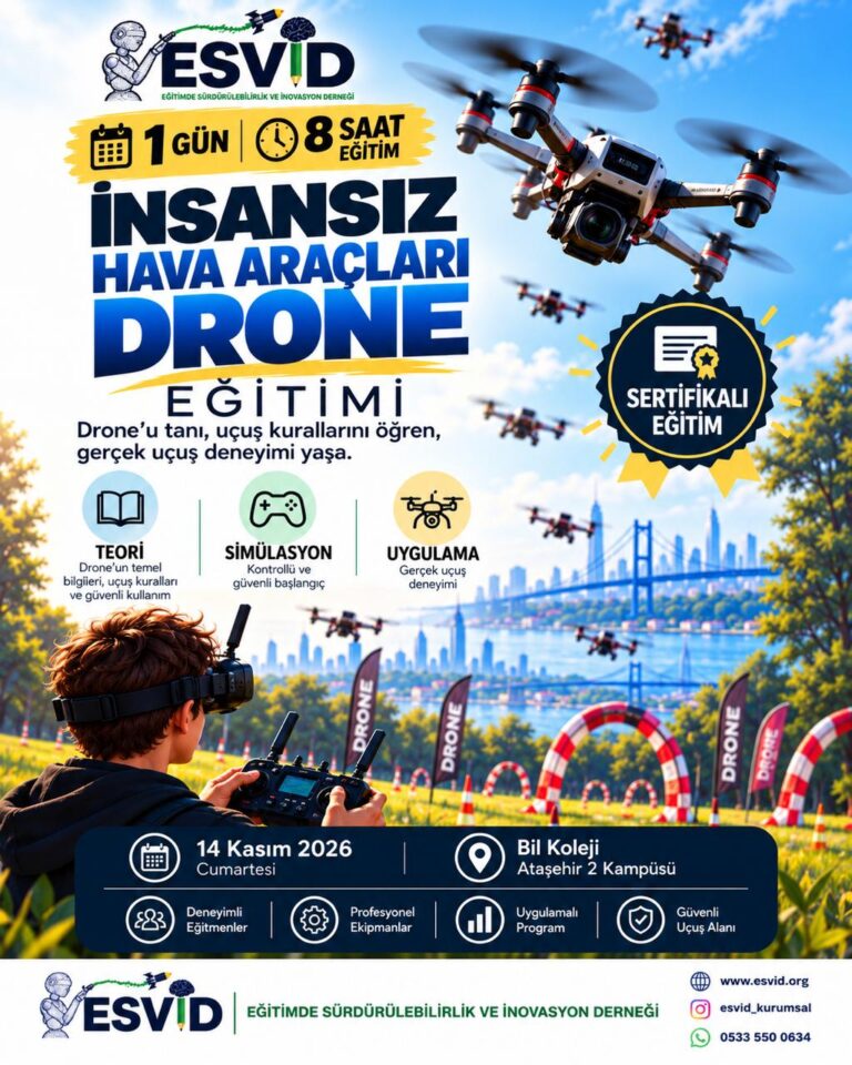 İnsansız Hava Araçları (Drone) Eğitimi Başlıyor!